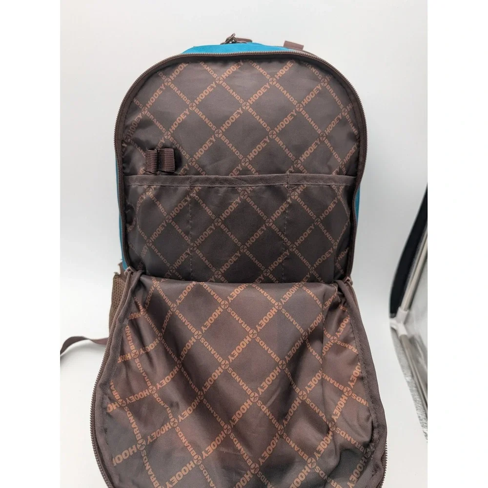 Hooey Mercantile Co Southwestern Print Backpack Teal Brown Aztec Geometric Bag